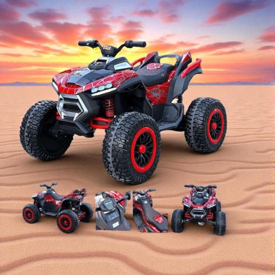 صورة دباب أطفال رباعي كهربائي تصميمه قوي